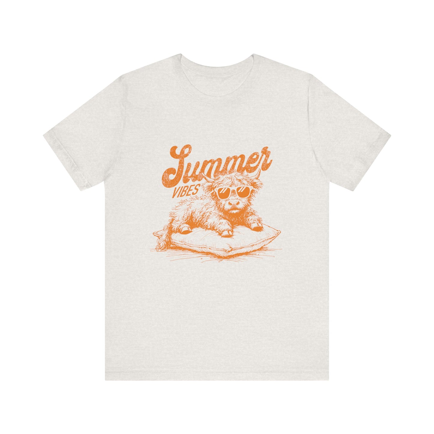 Summer Vibes Highland Cow Shirt, Western Shirt, Cow Shirt - PopCultureByDesign36