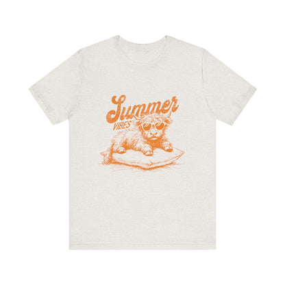 Summer Vibes Highland Cow Shirt, Western Shirt, Cow Shirt - PopCultureByDesign36