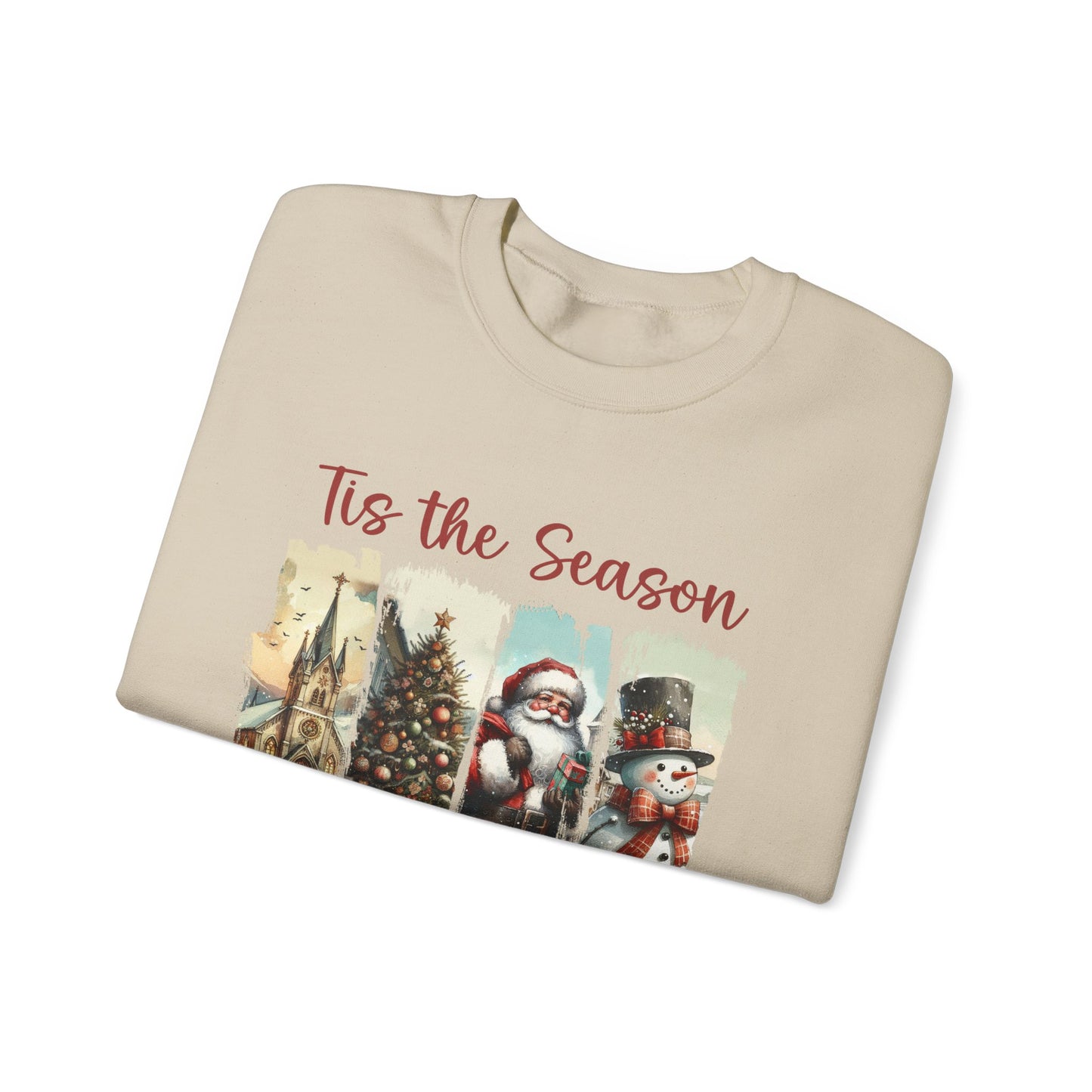 Tis The Season Sweatshirt, Merry Christmas Shirt, Christmas Sweatshirt - PopCultureByDesign36