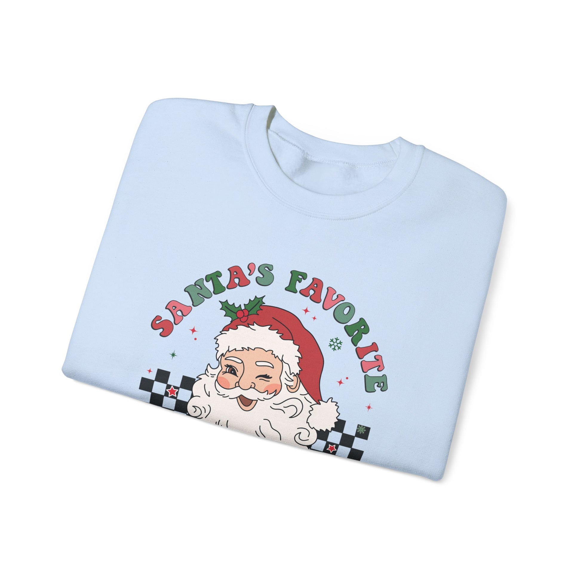 Santas Favorite Grandma, Retro Santa Sweater, Retro Santa Claus Sweatshirt - PopCultureByDesign36