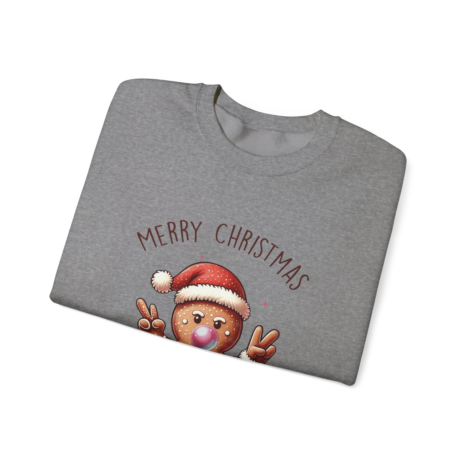 Funny Christmas Gingerbread Sweatshirt, Christmas Cookie Shirt, Christmas Santa - PopCultureByDesign36