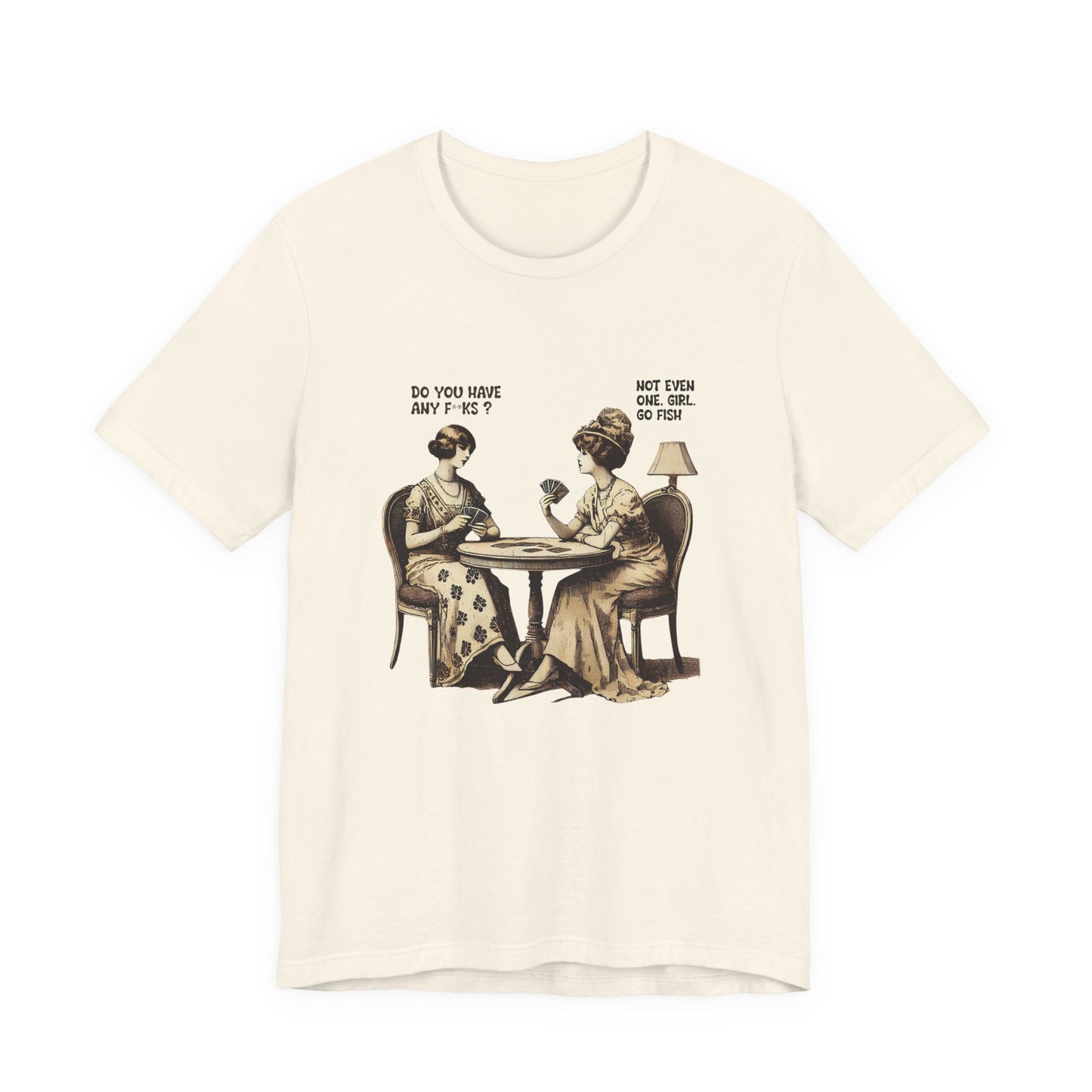 Funny Card Playing Tee, Card Playing Lovers Tee, Vintage Style Top - PopCultureByDesign36