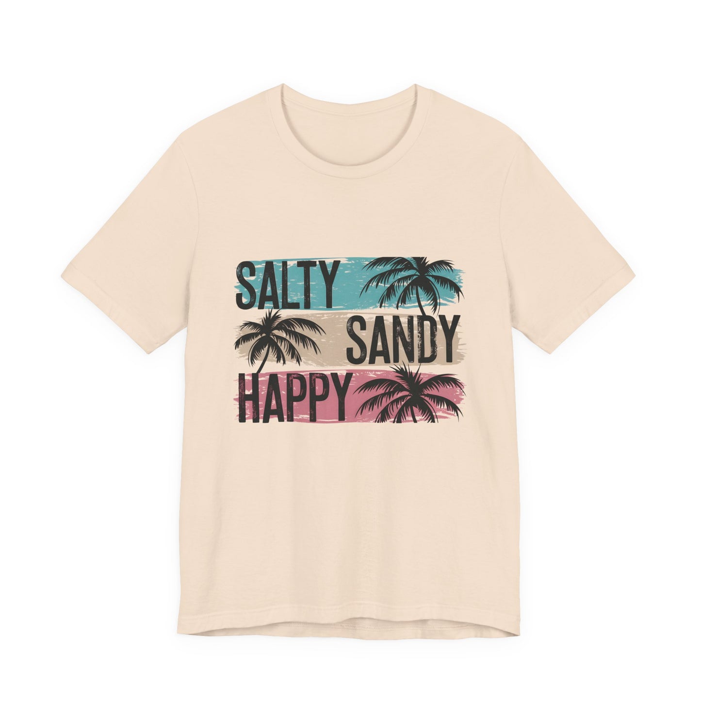 Salty Sandy Happy T-Shirt, Sandy Toes Salty Breeze Tee - PopCultureByDesign36