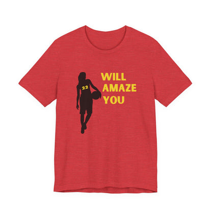 22 Shirt, WNBA Fan Shirt, Basketball Fan Shirt, Womens Sports Shirt - PopCultureByDesign36