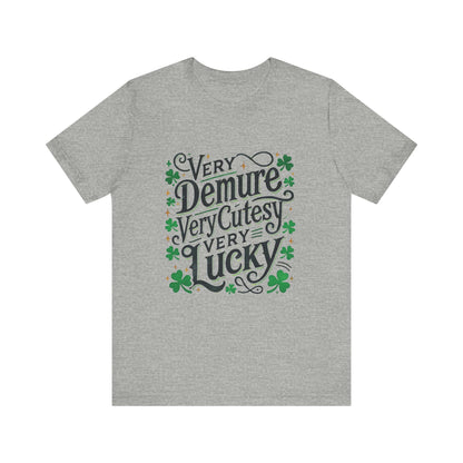 St Patrick's Day Tee, Irish Shamrock Tee, Feeling Lucky St Paddy's Shirt - PopCultureByDesign36