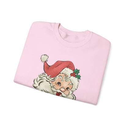 Retro Santa Sweater,Vintage Santa Christmas Sweatshirt,Retro Santa Claus Shirt - PopCultureByDesign36