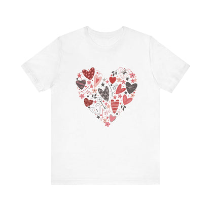 Valentine Heart Shirt, Heart Shirt, Love Shirt, Valentine Shirt, Valentines Day Shirt - PopCultureByDesign36