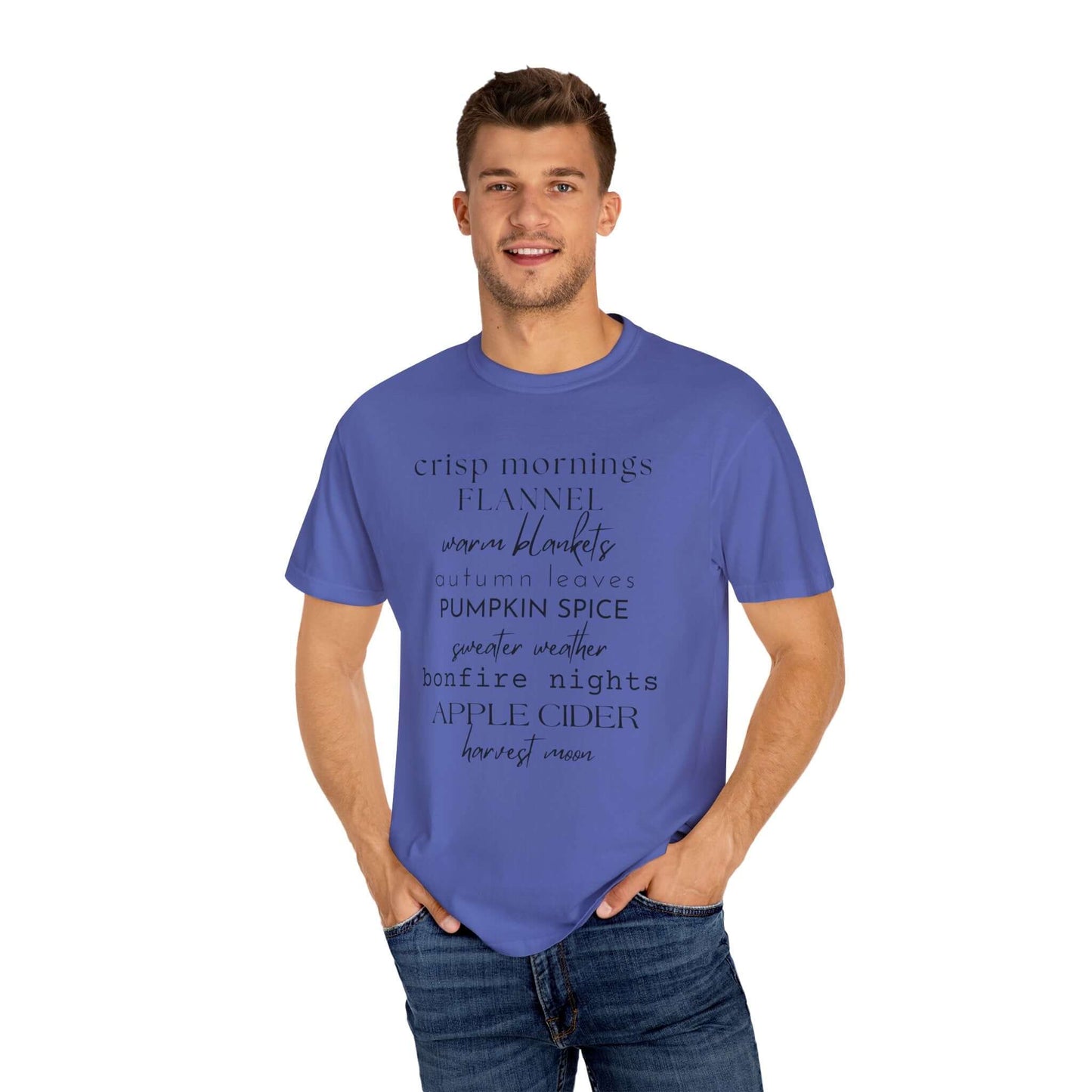 Cute Fall Comfort Colors® Shirt, Hello Fall Shirt, Fall Definition Shirt - PopCultureByDesign36
