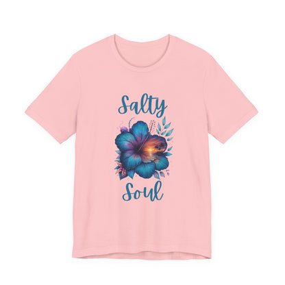 Summer Salty Soul T-shirt, Trendy Summer Shirt, Retro Summer T-shirt - PopCultureByDesign36