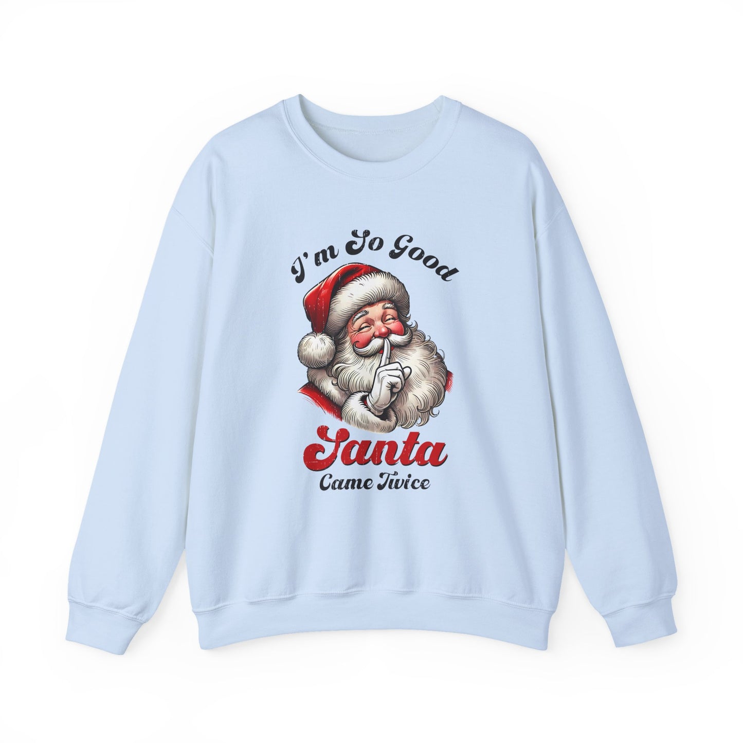 Funny Santa Sweatshirt, Women Ugly Christmas Sweatshirt, Holiday Sweatshirt - PopCultureByDesign36