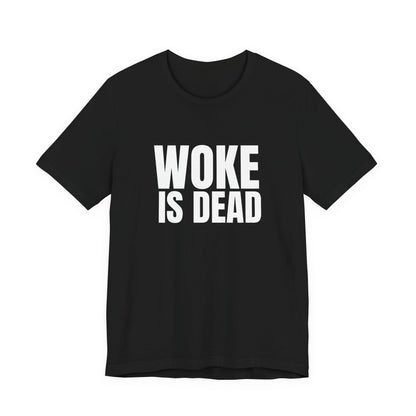 Woke is dead shirt, Funny political humor tee, Retro cartoon parody shirt - PopCultureByDesign36
