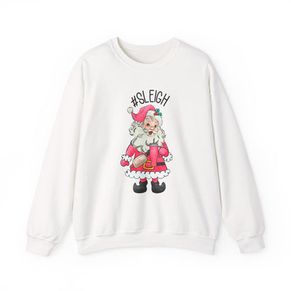 Sleigh santa, Retro Santa Sweater,Vintage Santa Christmas Sweatshirt - PopCultureByDesign36
