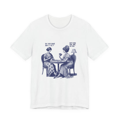 Funny Card Playing Tee, Card Playing Lovers Tee, Vintage Style Top - PopCultureByDesign36
