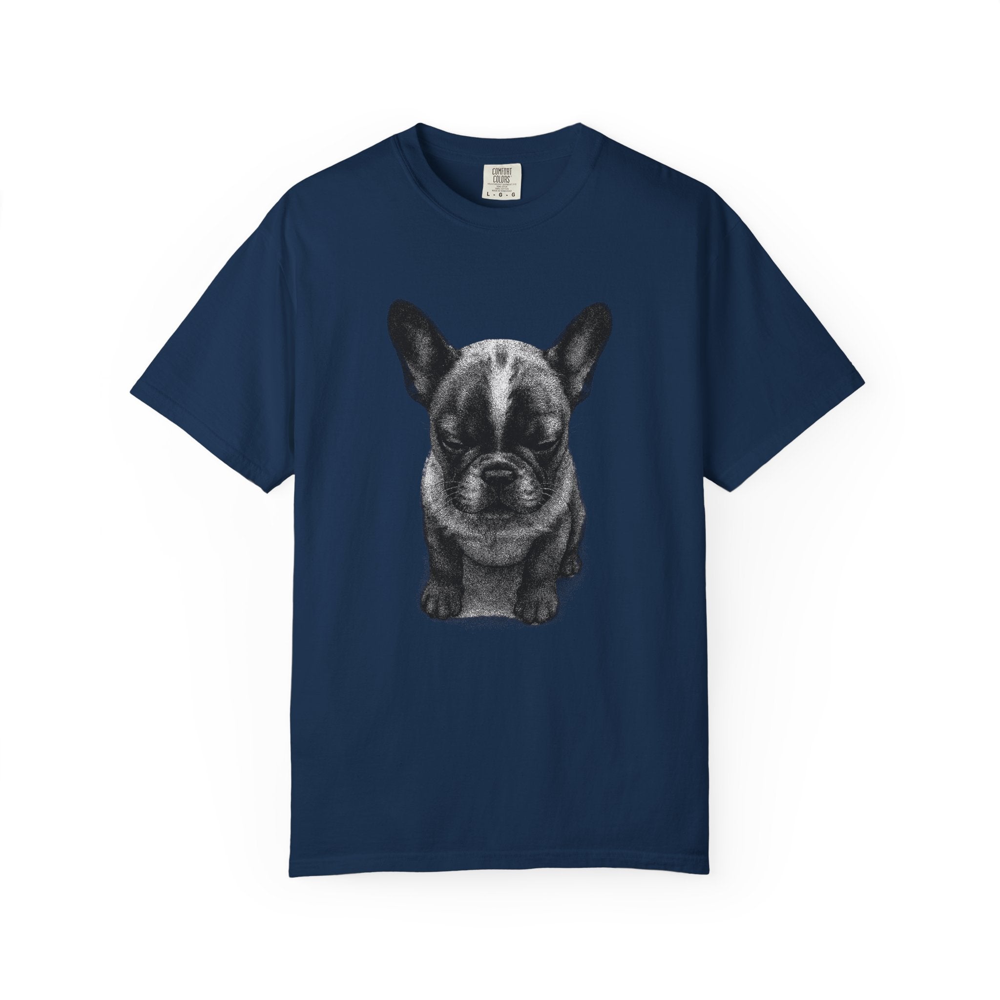 Sad French Bulldog Puppy Meme T-Shirt — Comfort Colors Style by PopCultureByDesign36