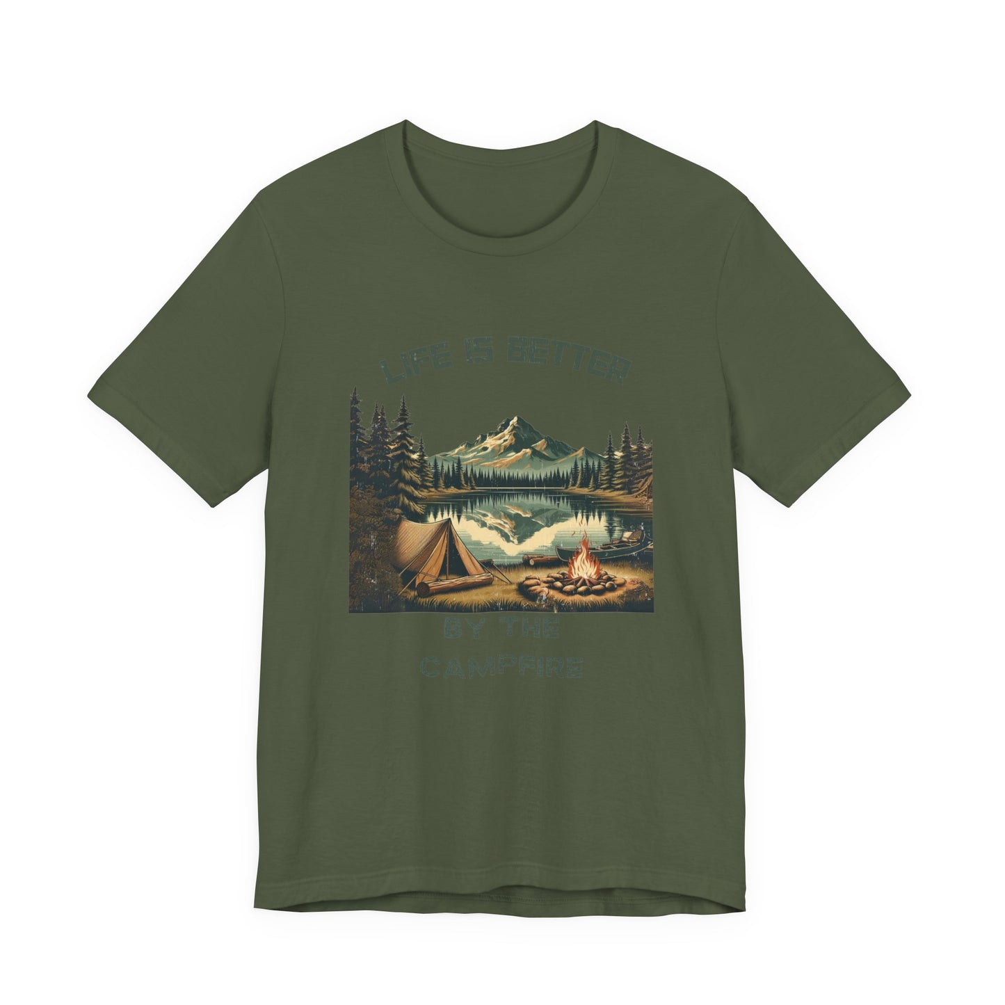 Camping by the lake, Camping shirt, Adventure shirt, Outdoor shirt - PopCultureByDesign36