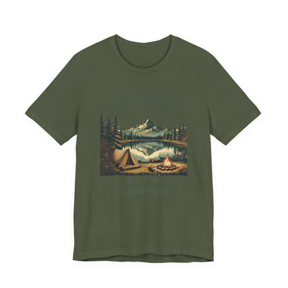 Camping by the lake, Camping shirt, Adventure shirt, Outdoor shirt - PopCultureByDesign36