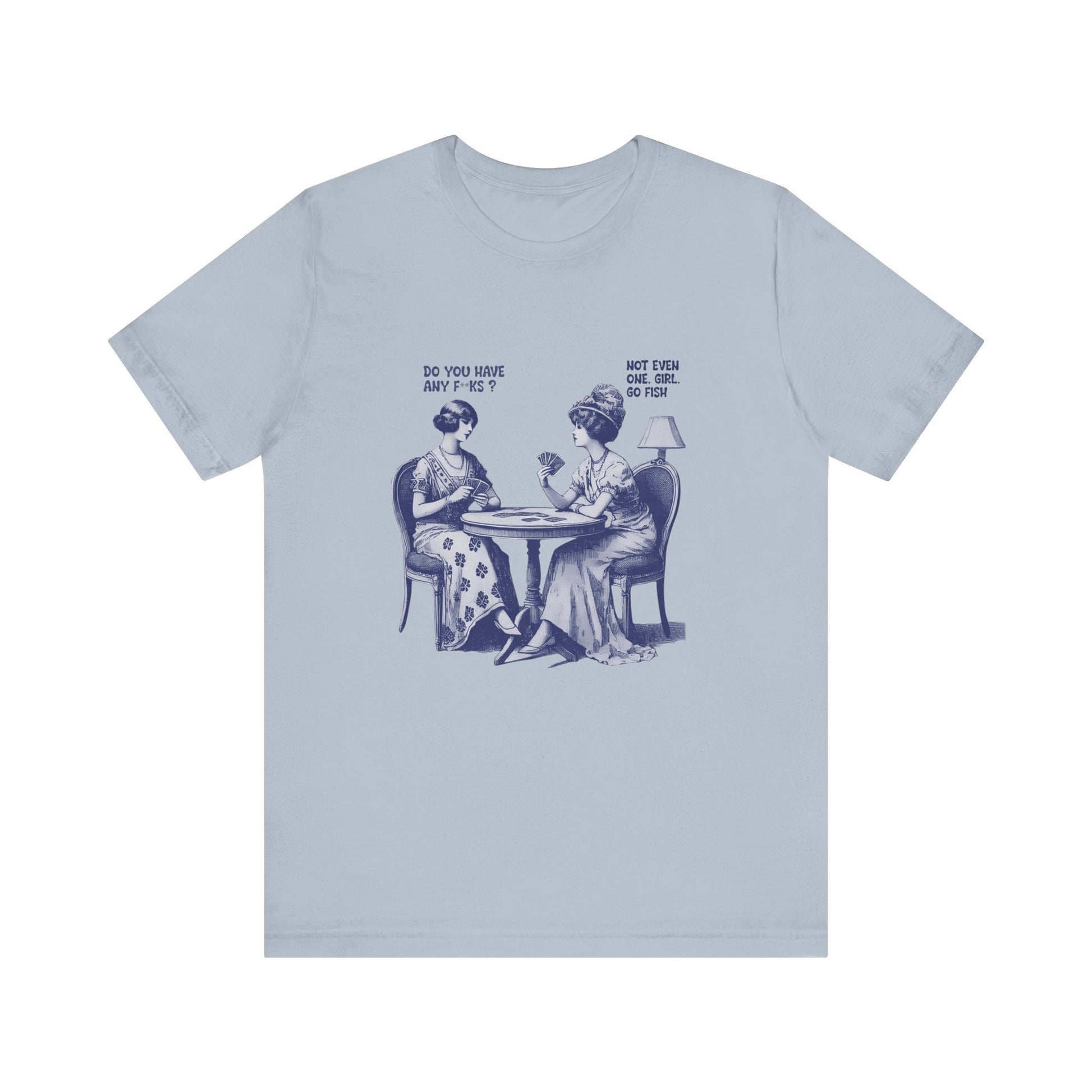 Funny Card Playing Tee, Card Playing Lovers Tee, Vintage Style Top - PopCultureByDesign36