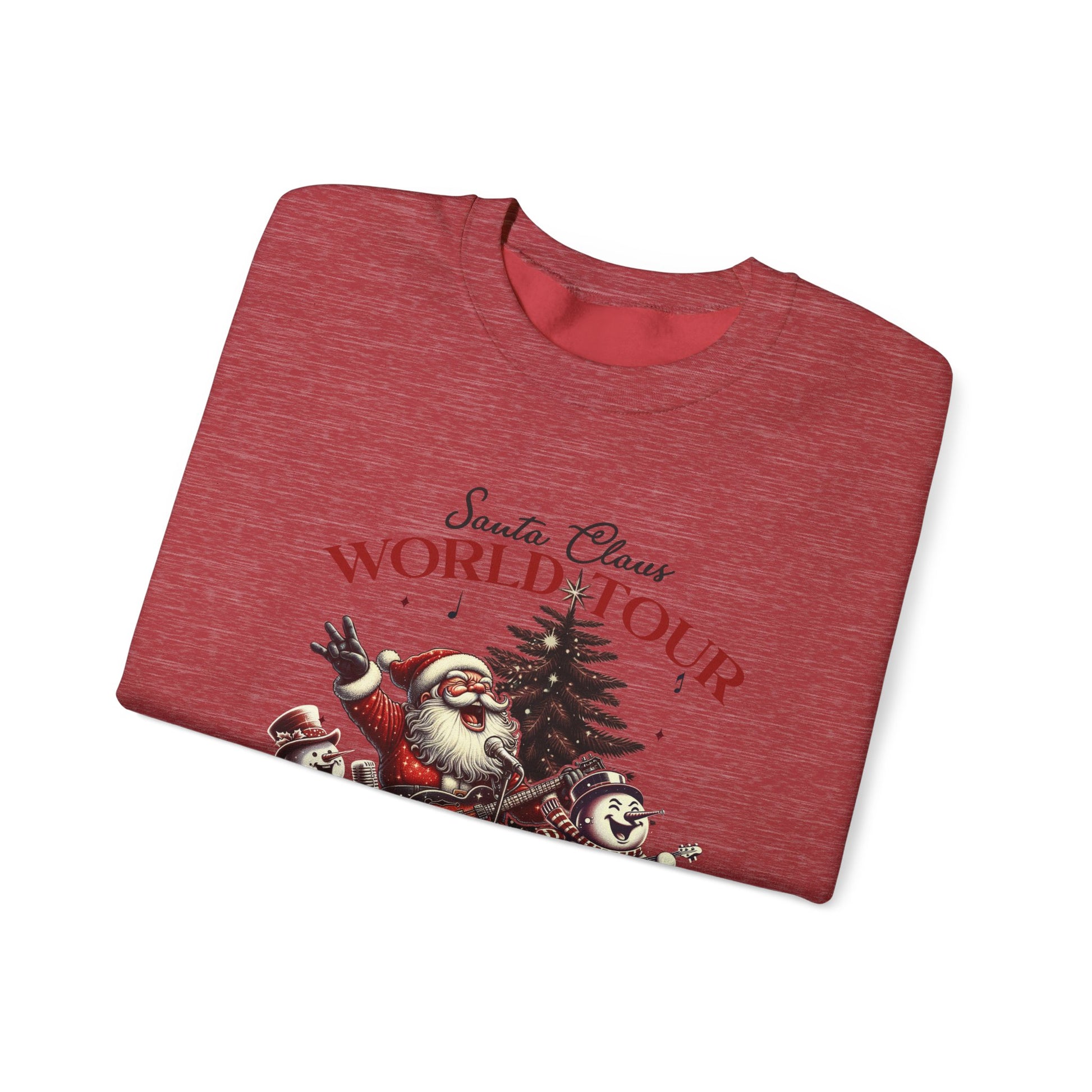 Santa Claus World Tour Christmas Shirt, Santa Claus Shirt, Funny Santa Christmas Shirt - PopCultureByDesign36