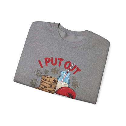 I Put Out For Santa Sweatshirt, Funny Christmas Shirt, Funny Santa Shirt - PopCultureByDesign36