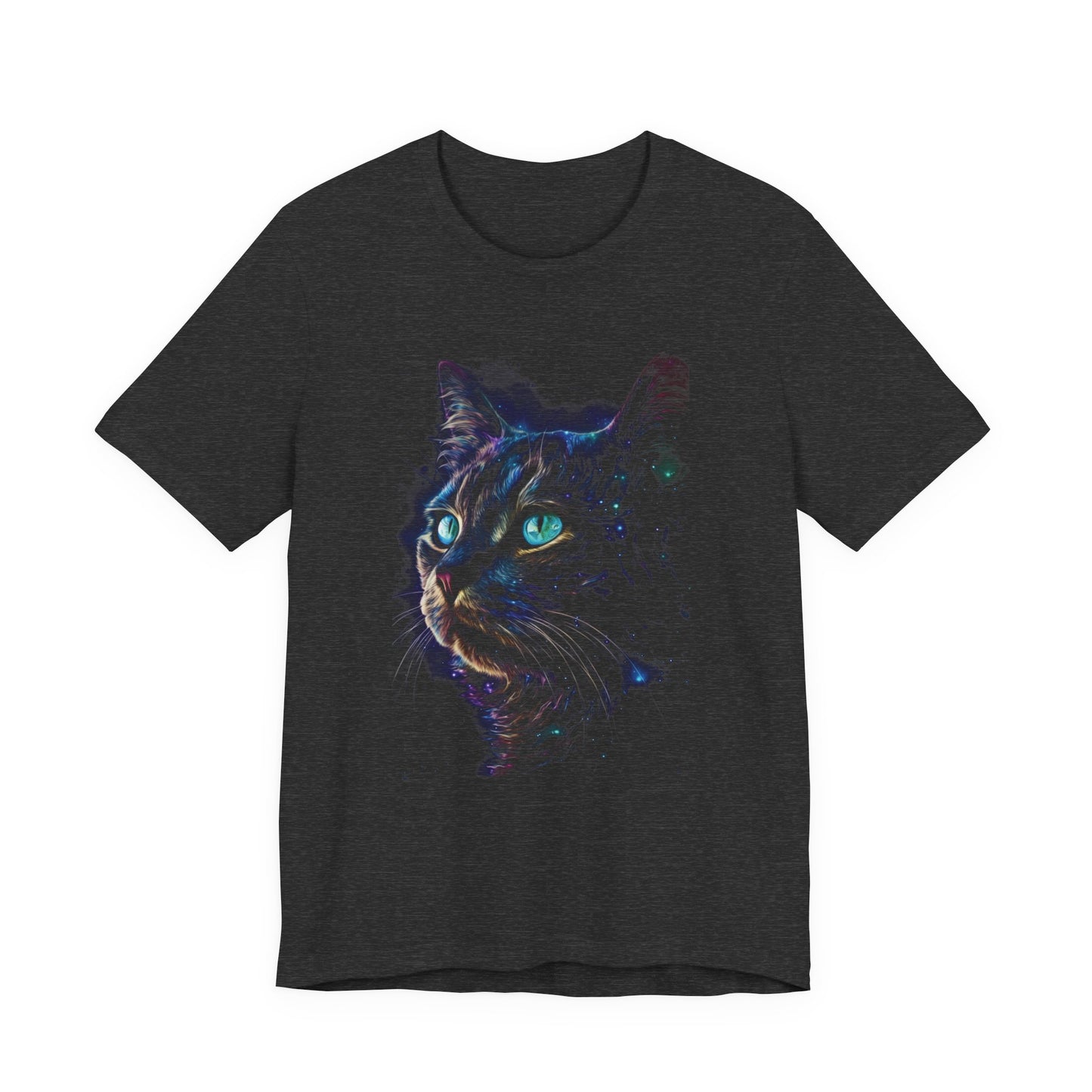 Celestial Black Cat Moon Shirt, Galaxy Tee, Cat Moon, Magic T-Shirt - PopCultureByDesign36