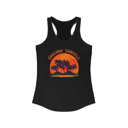 Vintage Palm Tree Shirt, Chasing Sunsets Tank, Palm Beach Shirt - PopCultureByDesign36