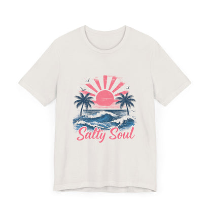 Retro Salty Soul Shirt, Summer Salty Soul T-shirt, Trendy Summer Shirt - PopCultureByDesign36