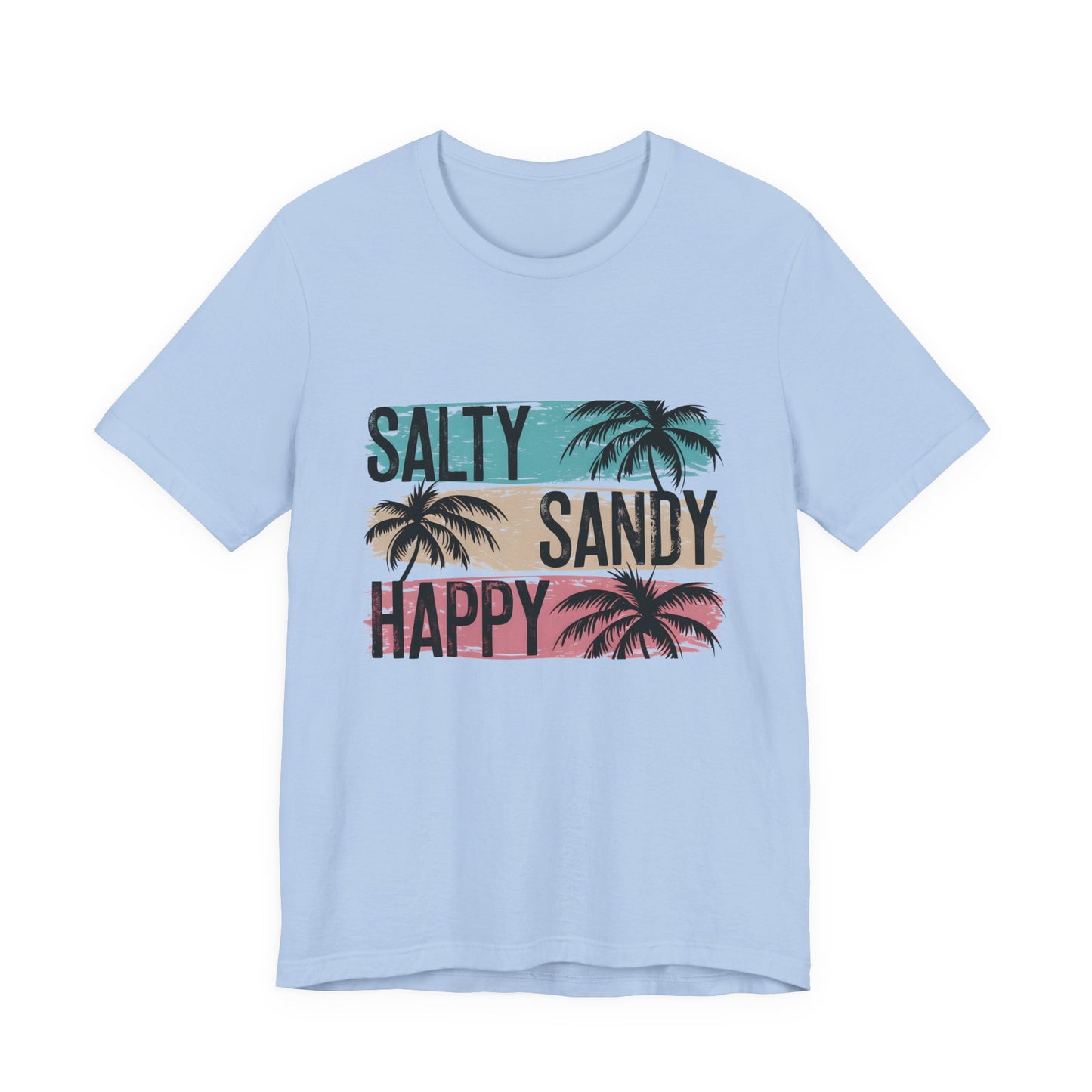 Salty Sandy Happy T-Shirt, Sandy Toes Salty Breeze Tee - PopCultureByDesign36