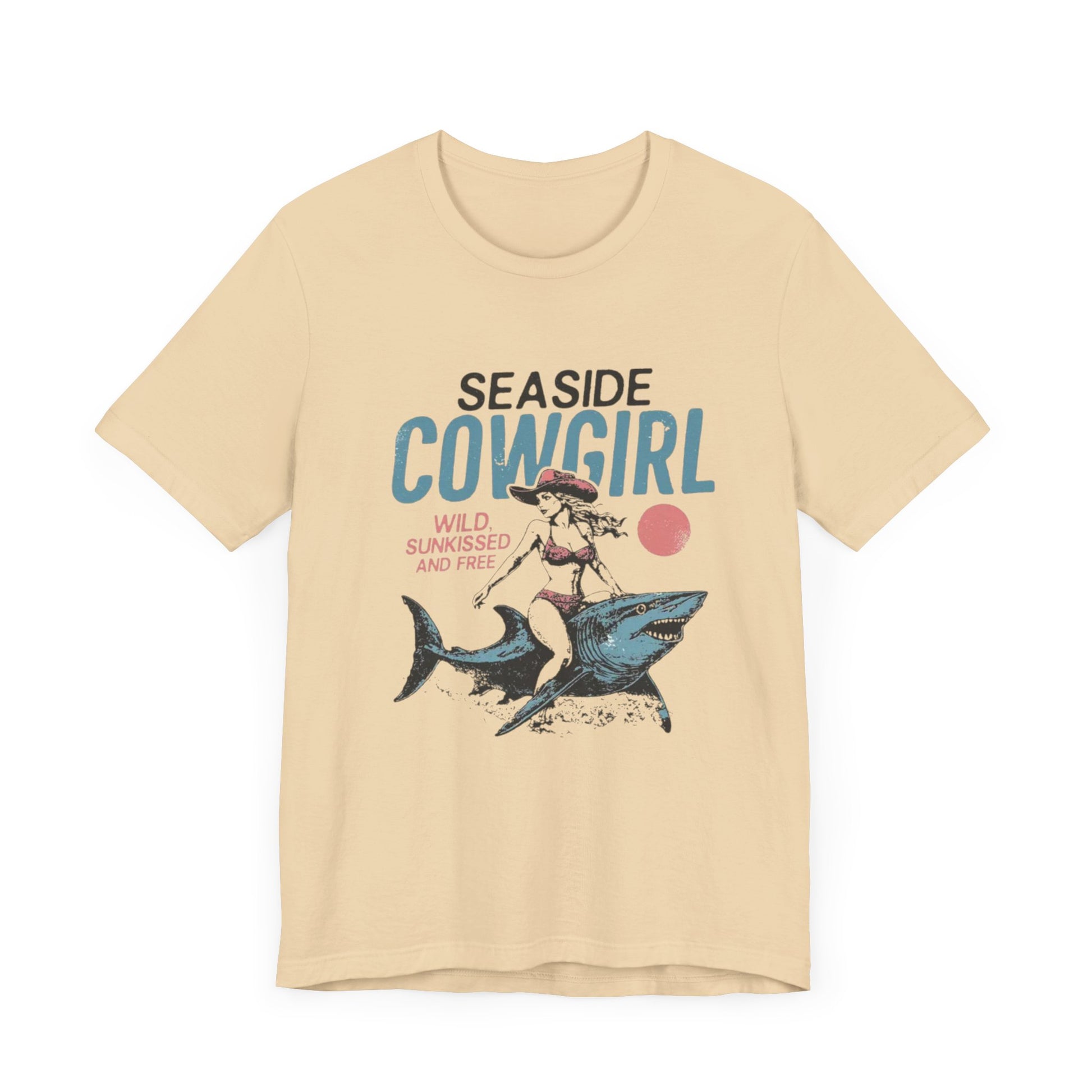 Seaside cowgirl retro summer Shirt, Western beach Shirt, Wild sunkissed Shirt - PopCultureByDesign36