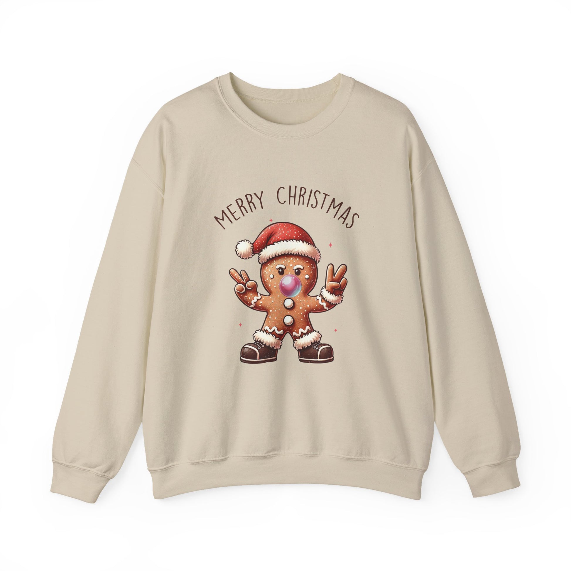 Funny Christmas Gingerbread Sweatshirt, Christmas Cookie Shirt, Christmas Santa - PopCultureByDesign36