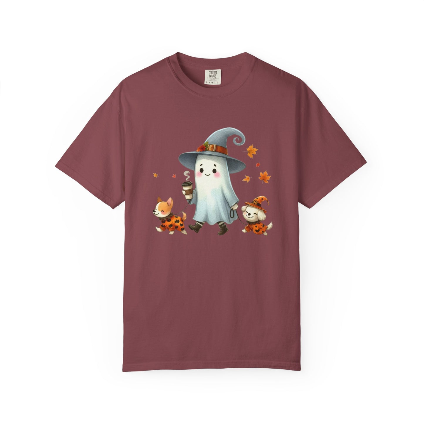 Cute ghost walking dogs shirt, cute fall shirt, ghost and dogs shirt - PopCultureByDesign36