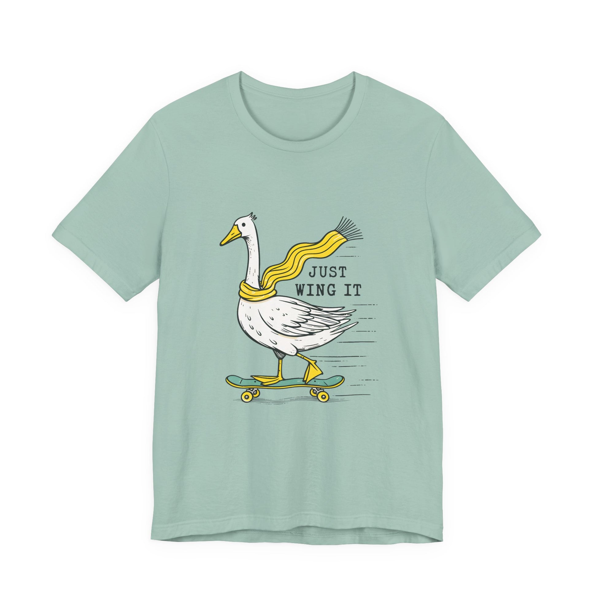 Pun Humor Bird Tee, Bird Lover Gift, Funny Bird Shirt, Skateboard Goose - PopCultureByDesign36