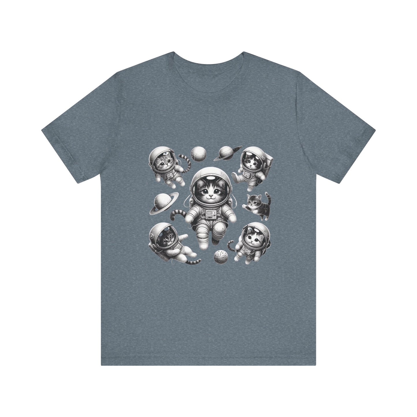 Kittens in Space Shirt, Funny Cat Shirt, Funny Kitten Shirt - PopCultureByDesign36