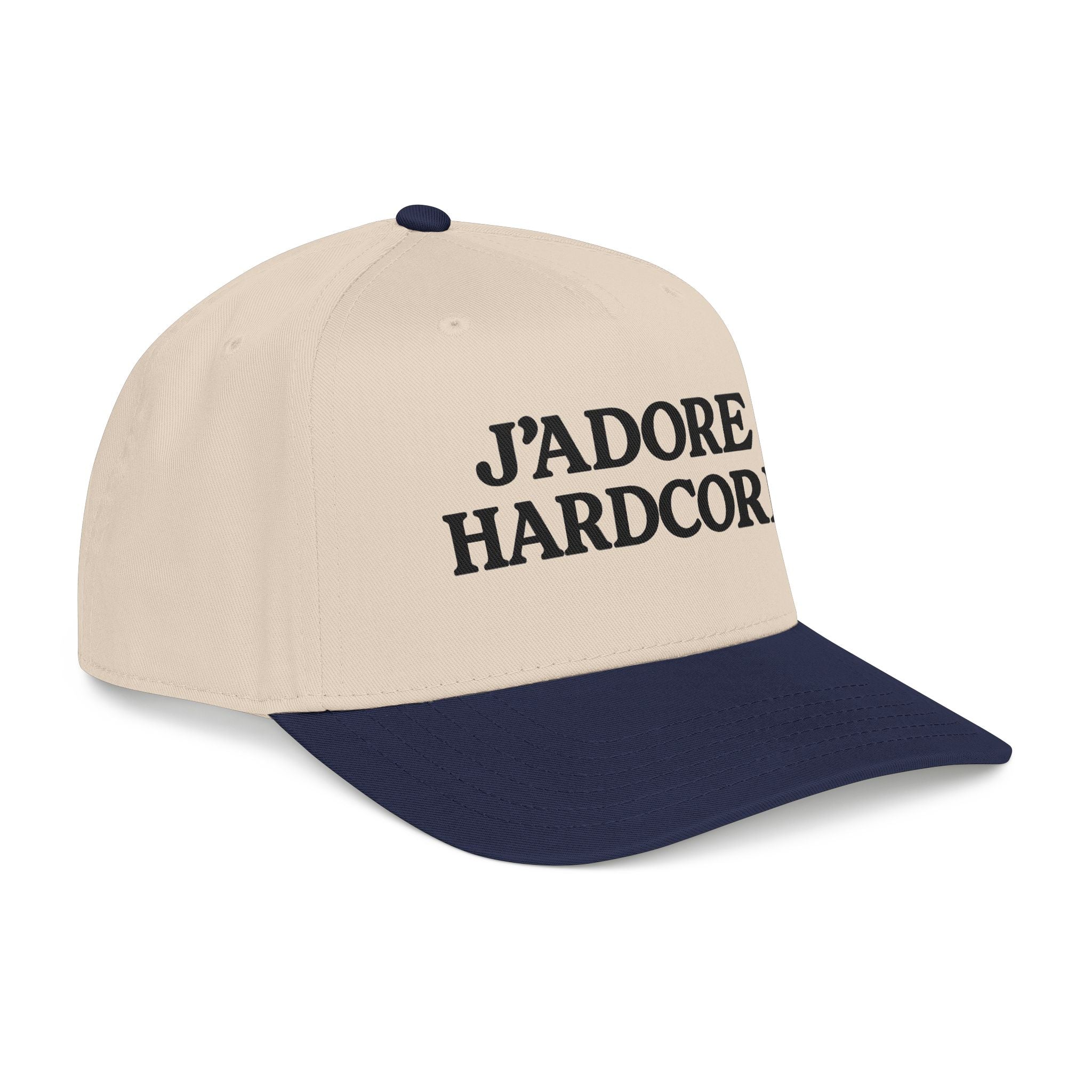 Jadore Hardcore Baseball Cap — Mid Profile by PopCultureByDesign36