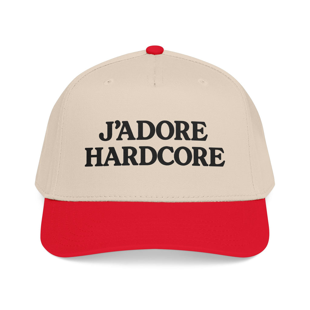 Jadore Hardcore Baseball Cap — Mid Profile by PopCultureByDesign36