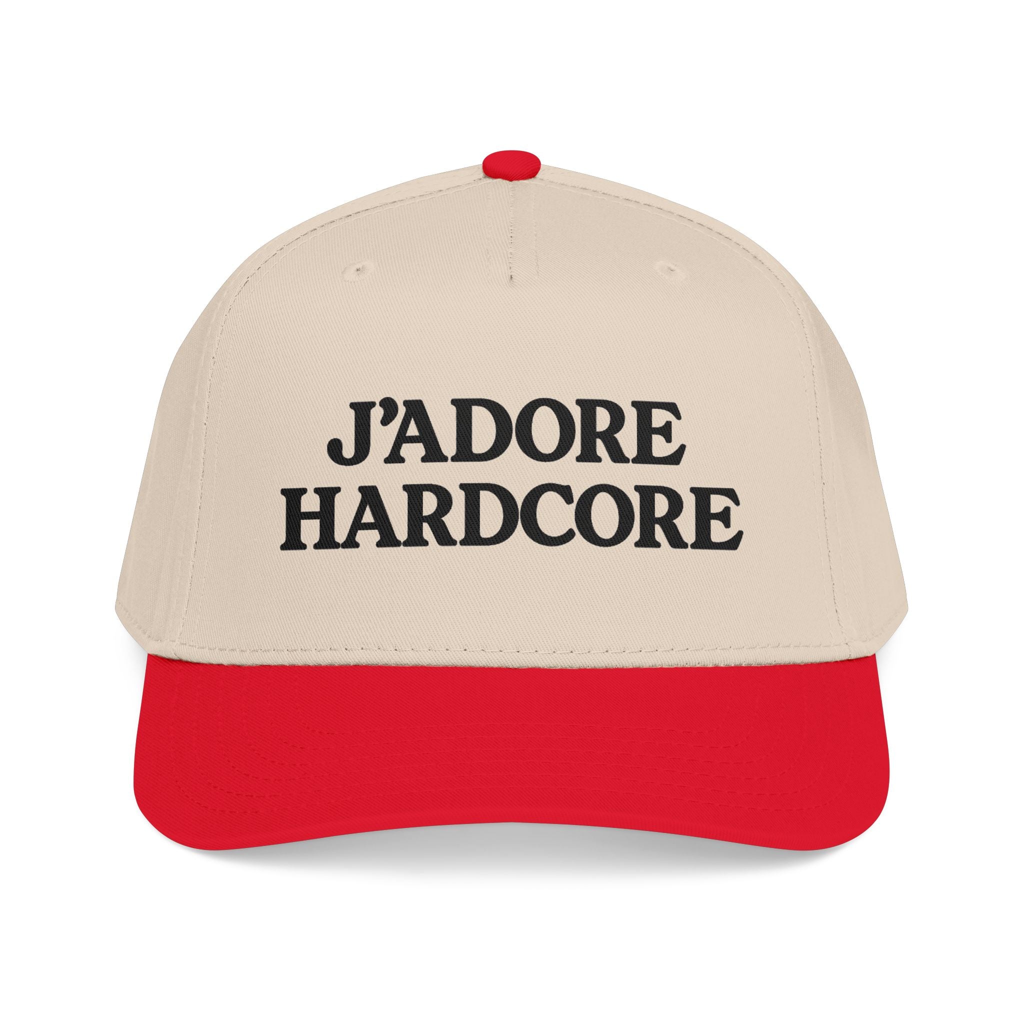 Jadore Hardcore Baseball Cap — Mid Profile by PopCultureByDesign36