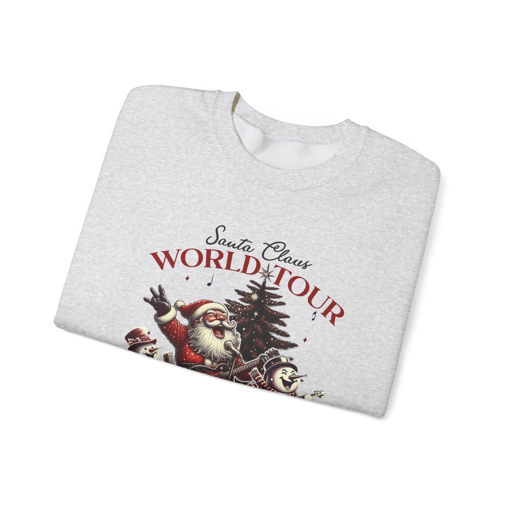 Santa Claus World Tour Christmas Shirt, Santa Claus Shirt, Funny Santa Christmas Shirt - PopCultureByDesign36