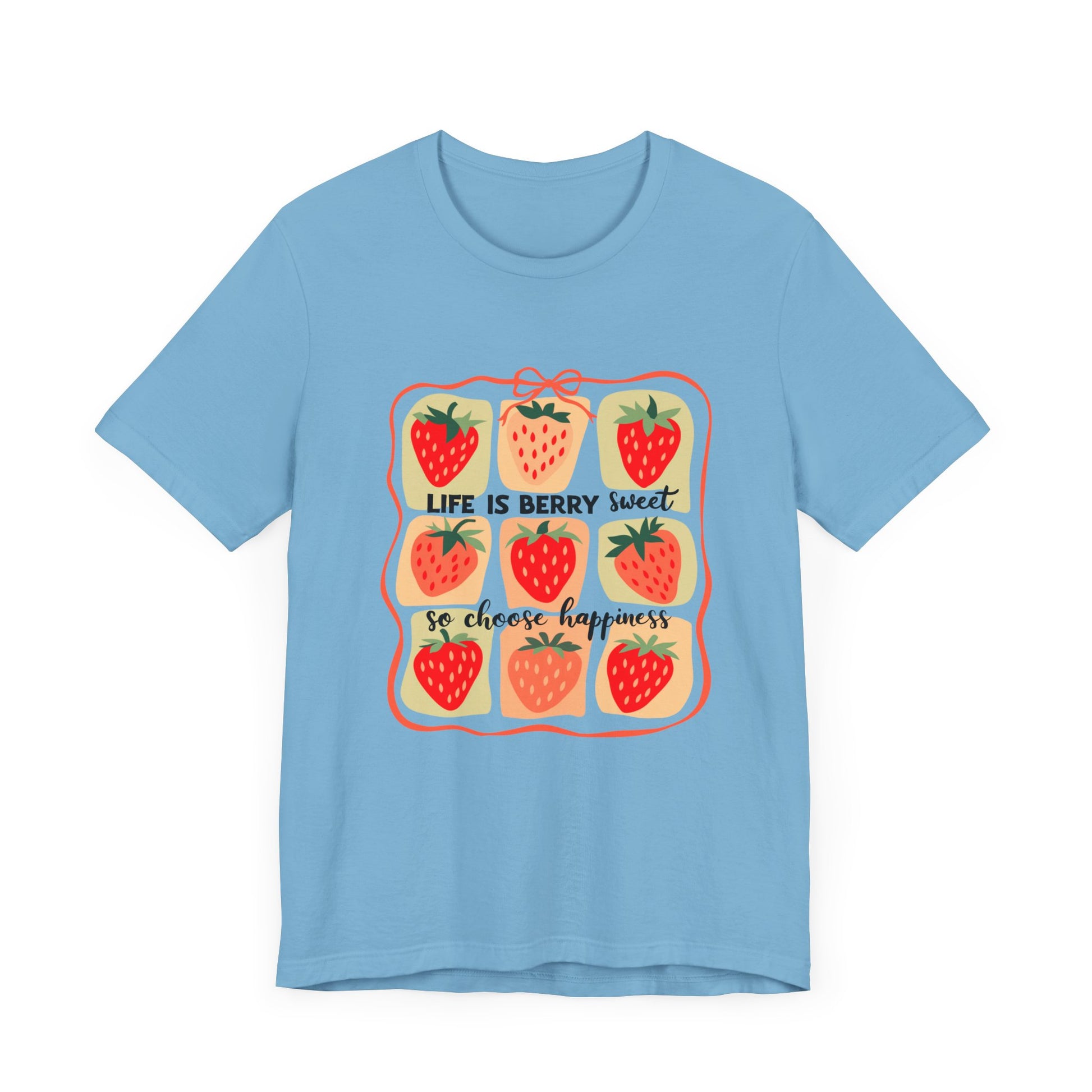 Life is Sweet TShirt, Strawberry Positive Vibe Tee, Kindness Berry Shirt - PopCultureByDesign36