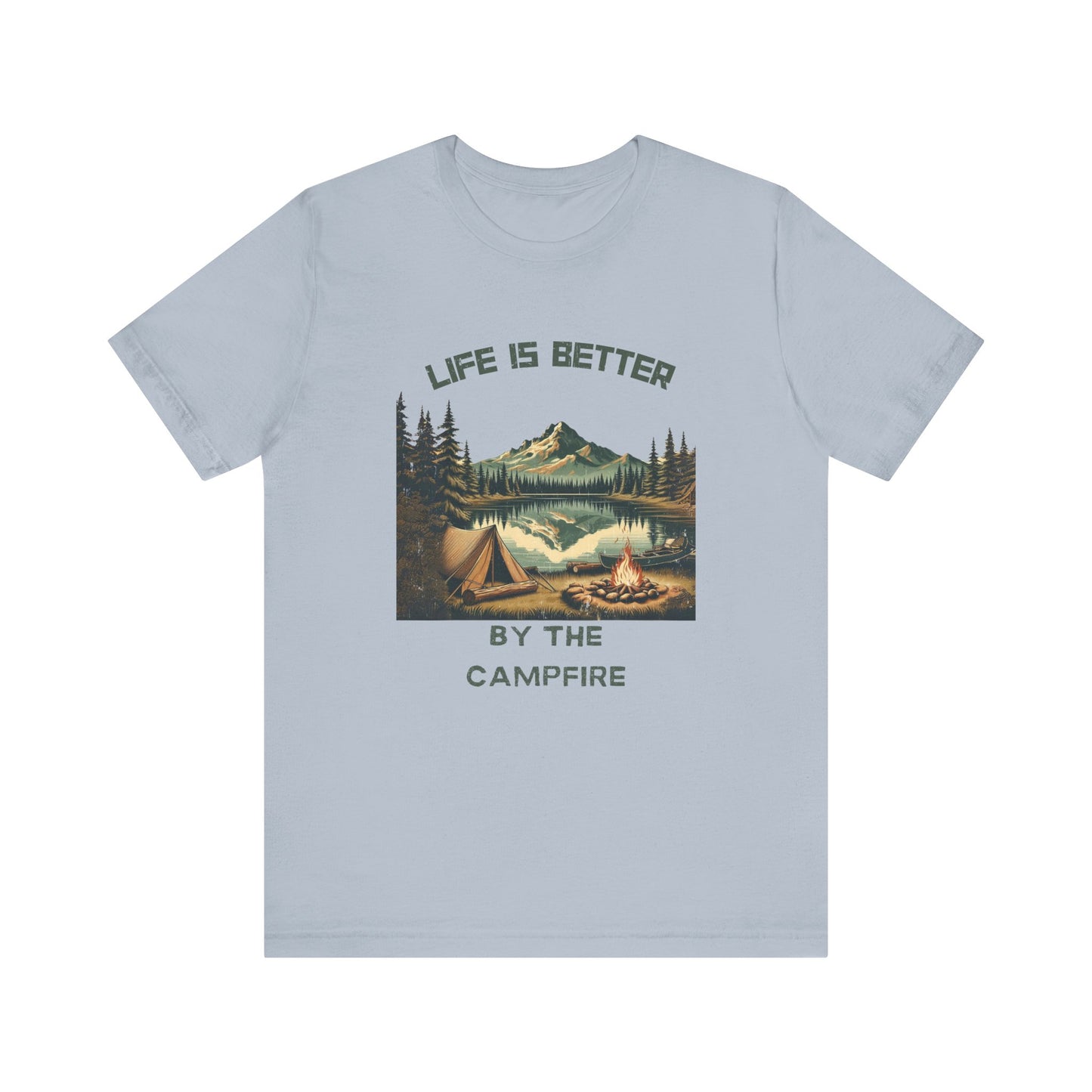 Camping by the lake, Camping shirt, Adventure shirt, Outdoor shirt - PopCultureByDesign36