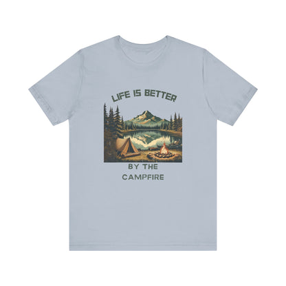 Camping by the lake, Camping shirt, Adventure shirt, Outdoor shirt - PopCultureByDesign36