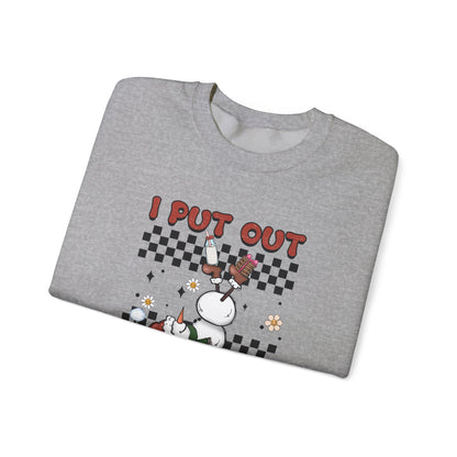 I Put Out For Santa Sweatshirt, Funny Christmas Sweatshirt, Funny Santa Sweatshirt - PopCultureByDesign36