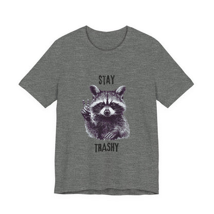 Stay Trashy Raccoon Shirt, Raccoon Shirt Funny, Cool Vintage Style Raccoon Shirt - PopCultureByDesign36
