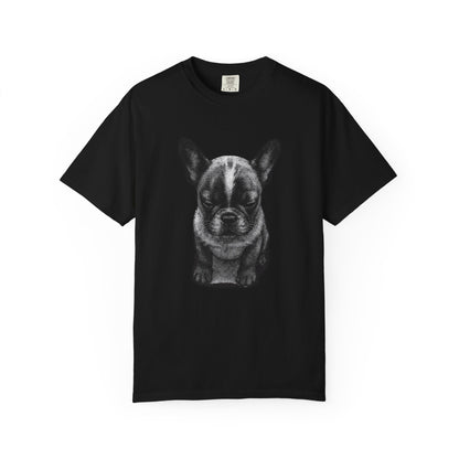 Sad French Bulldog Puppy Meme T-Shirt — Comfort Colors Style