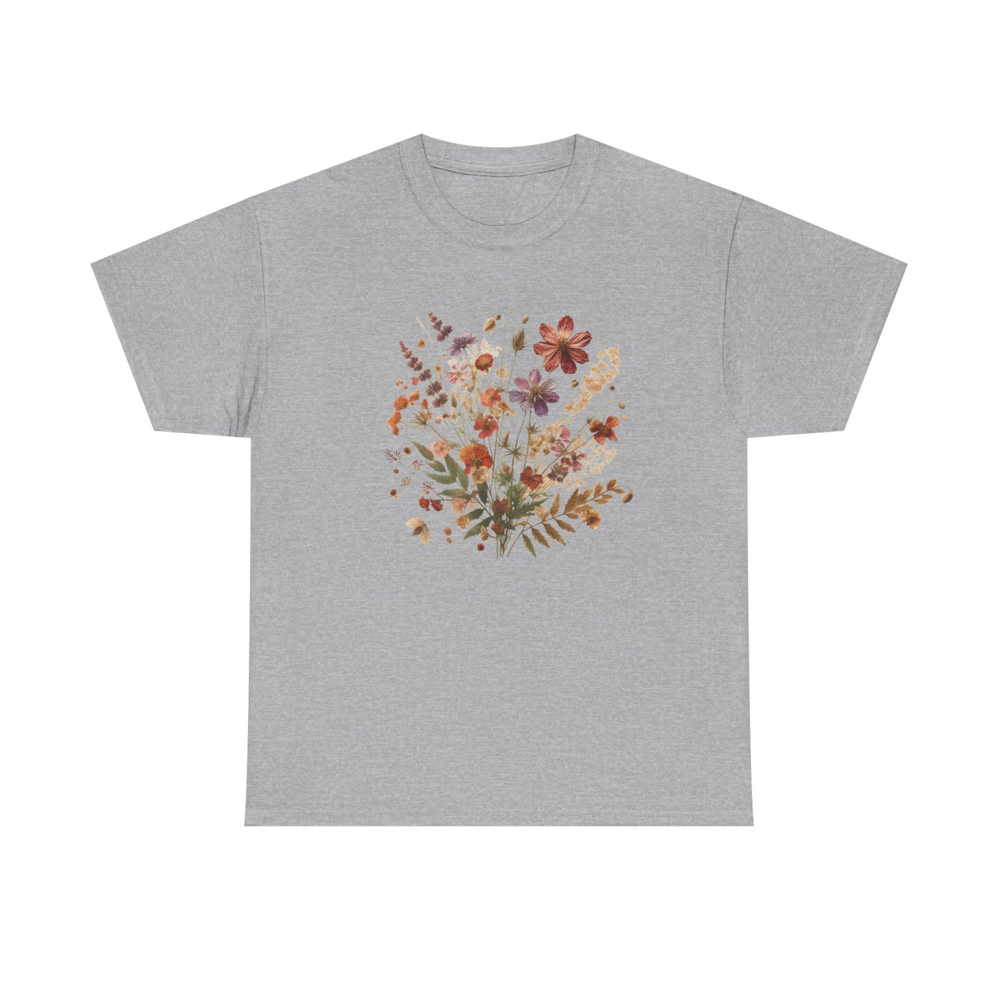 Wild Flowers T-Shirt, Floral Nature T-Shirt, Cottagecore Shirt - PopCultureByDesign36