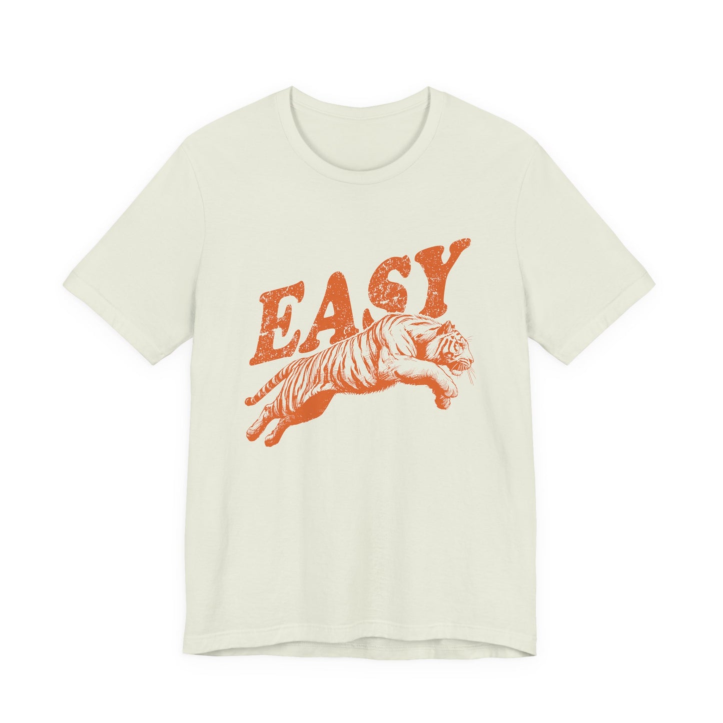Easy Orange Tiger Shirt, Retro Boho Tee, Hippie Clothes, Indie Shirt - PopCultureByDesign36