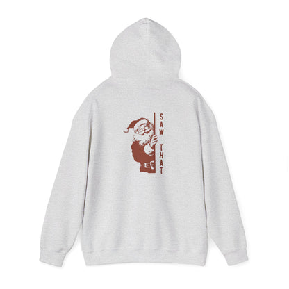 Christmas Santa Hoodie, Cozy Holiday Sweatshirt, Funny Santa Hoodie - PopCultureByDesign36