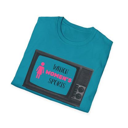 Watch Womens Sports, Women's Sports Supportive T-Shirt, Women In Sports - PopCultureByDesign36