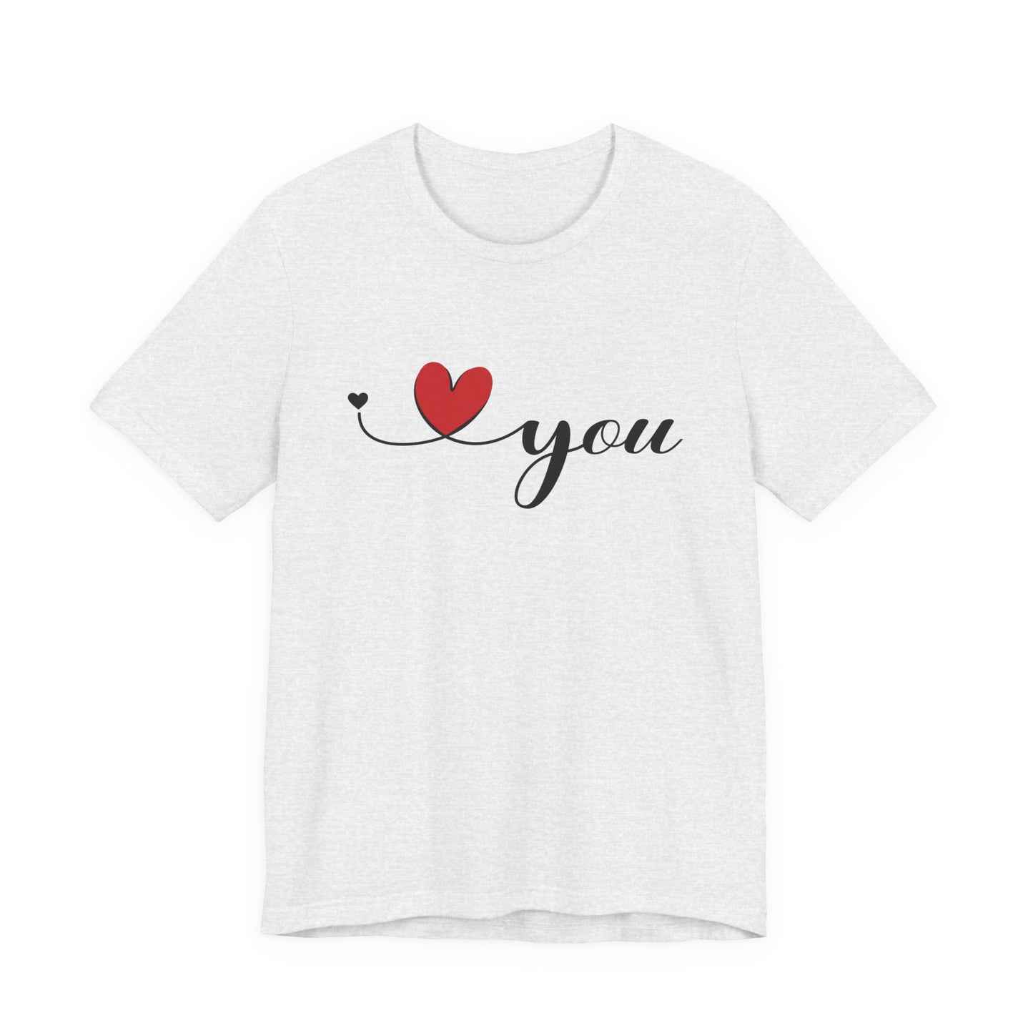 I Love You Shirt, Love Shirt, Valentines Day Shirt, I Love You Minimalist Shirt - PopCultureByDesign36