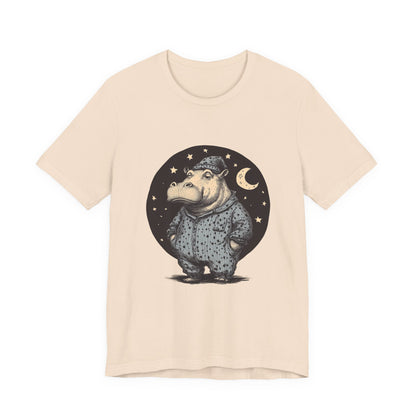 Sleepy Hippo Shirt, Funny Hippo Shirt, Cute Hippo Shirt - PopCultureByDesign36