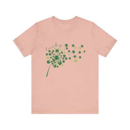 Lucky Shirt, St Patricks Day Shirt, Shamrock Heart T-Shirt - PopCultureByDesign36