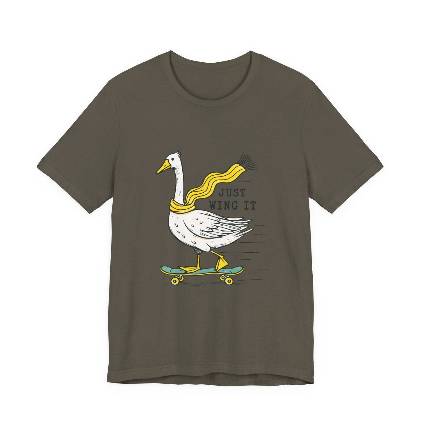 Pun Humor Bird Tee, Bird Lover Gift, Funny Bird Shirt, Skateboard Goose - PopCultureByDesign36